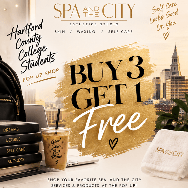 Student discount -underarm series at Spa and the City in Hartford, CT